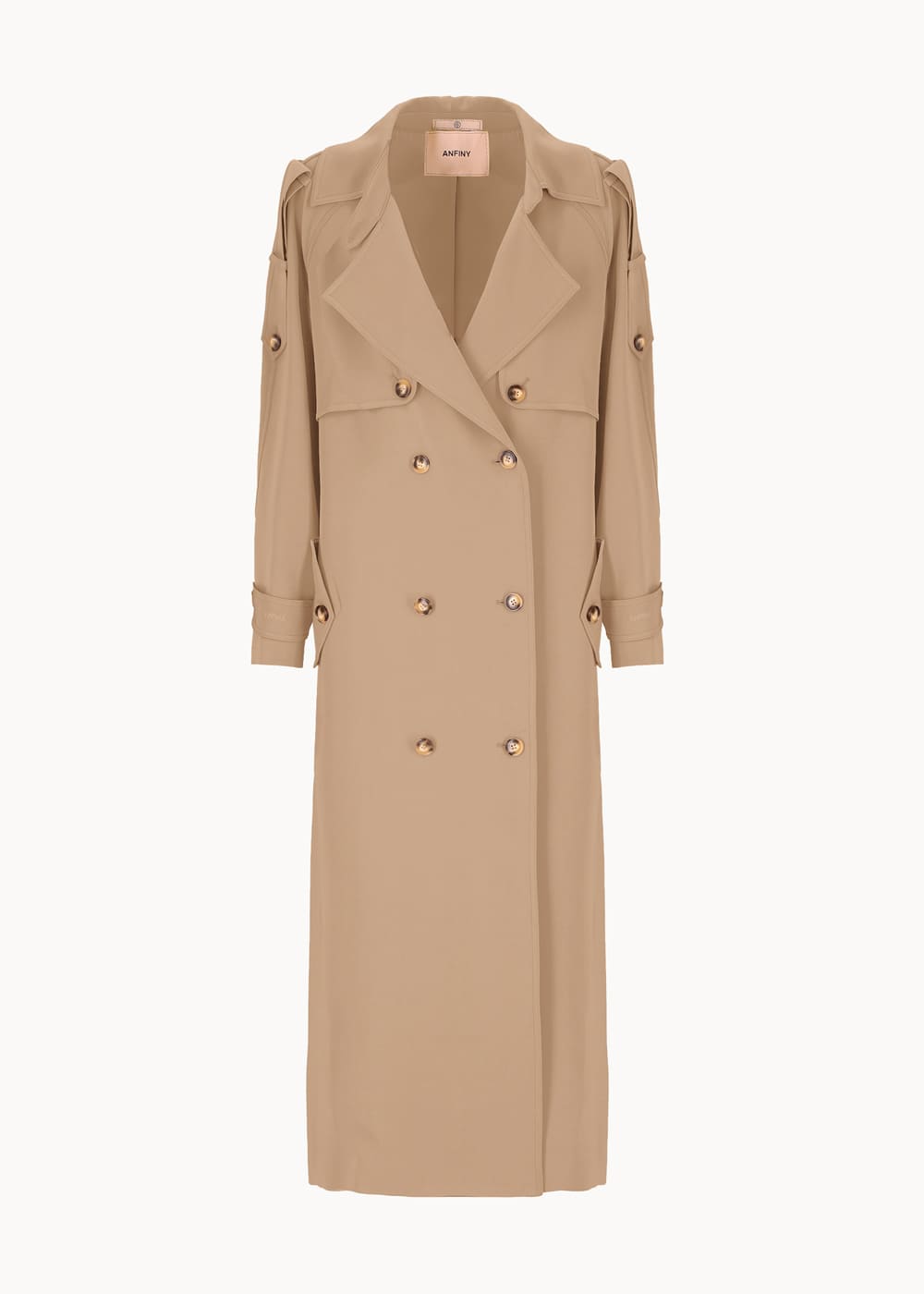 FUDGY CANOLI CAPE good TRENCH COAT