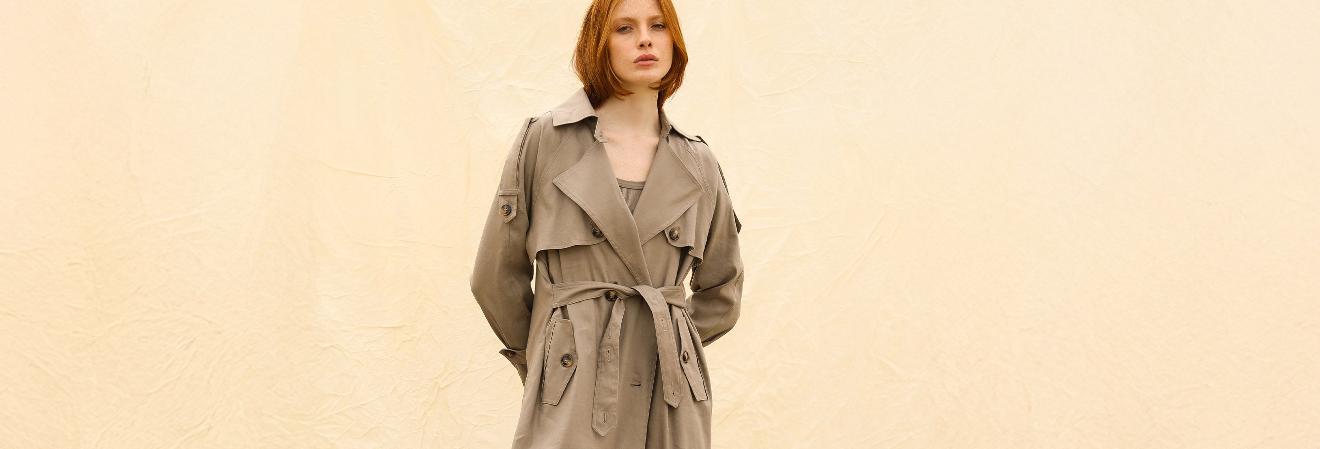cover evita trench Spring summer 2025 Anfiny